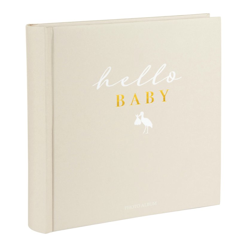 HELLO BABY BEIGE Kinder- Fotoalbum / Einsteckalbum BB-200 10x15