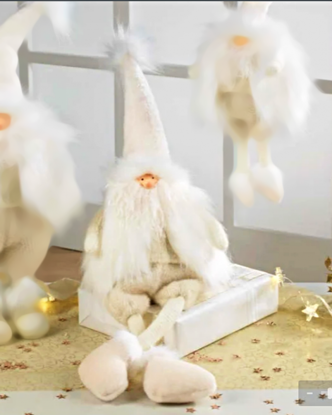 C1779  SANTA CLAUS TEXT.SEDIACI 65cm