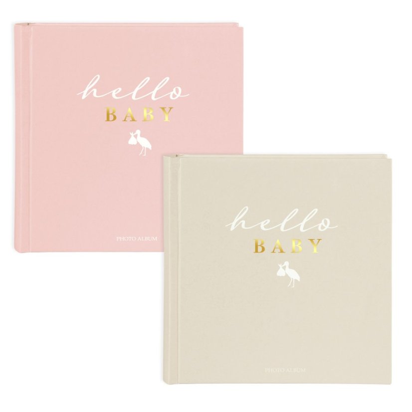HELLO BABY BEIGE Kinder- Fotoalbum / Einsteckalbum BB-200 10x15