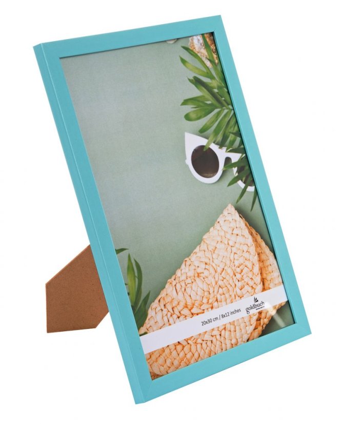 SUMMER TURQUOISE rámik MDF A4 modrý