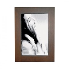 670W WENGE Bilderrahmen Holz 15x20 braun