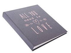 W ALL YOU NEED IS LOVE fotoalbum svatební klasické na fotorůžky BB-P60 30x31