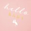 HELLO BABY PINK Kinder- Fotoalbum / Einsteckalbum BB-200 10x15