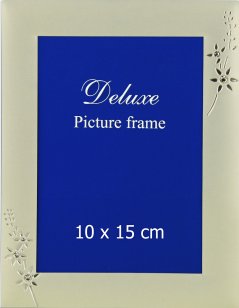257 DE LUXE FLOWERS rámik kov 10x15 strieborný