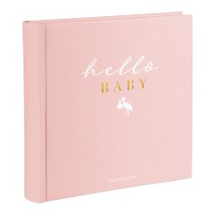 HELLO BABY PINK fotoalbum dětské zasouvací BB-200 10x15