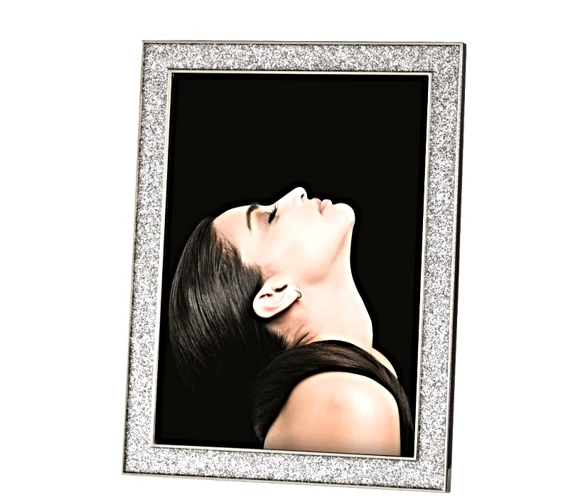 M406 rámeček kov 10x15 stříbrný