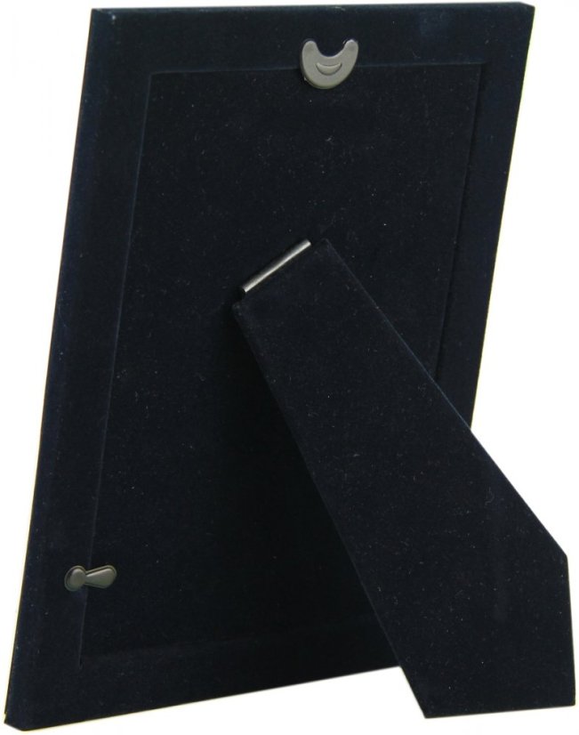 251 DE LUXE WAVES rama metal 13x18 srebrny