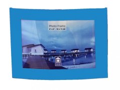 92003 BLUE Bilderrahmen Metall 13x18 blau