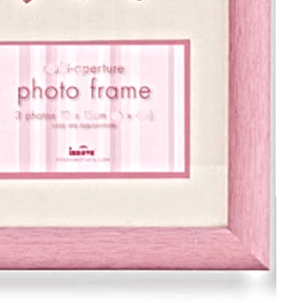 BABY BRIGHTS  Bilderrahmen Kunststoff  10x15 rosa