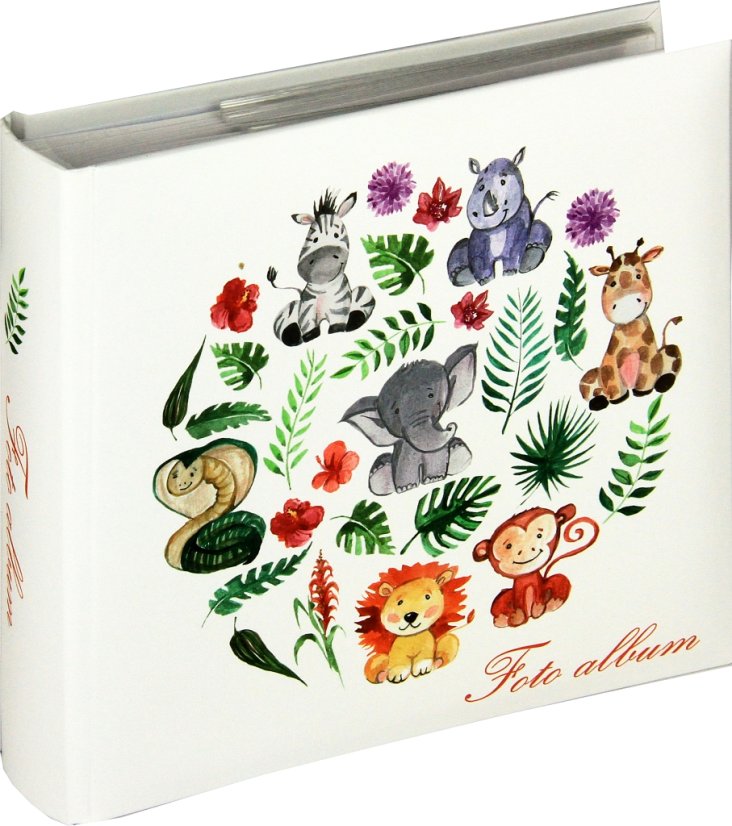 JUNGLE FRIENDS fotóalbum gyermek berakós BB-200 10x15