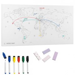 MAP TO COLOR 70x37 +12xmagnet+5xcolor