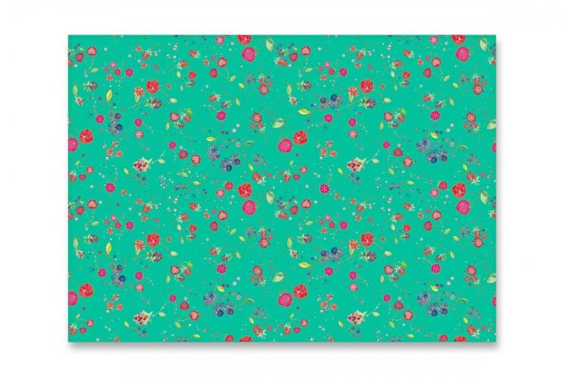 Csomagoló papír Fruits green 50x70cm