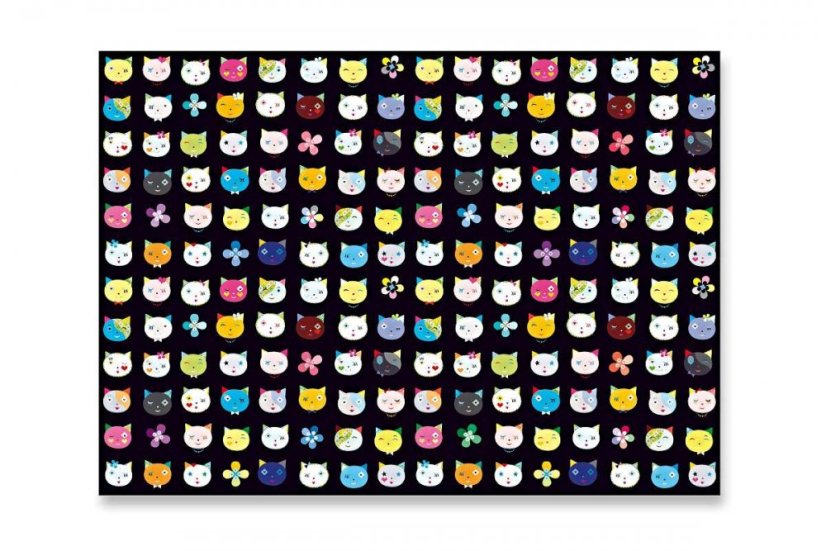 Csomagoló papír Cats black 50x70cm