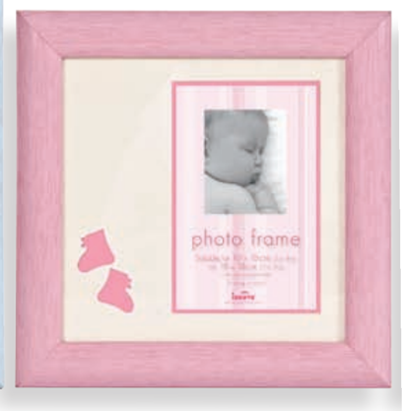 BABY BRIGHTS  Bilderrahmen Kunststoff  10x15 rosa