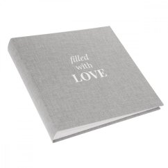 LINUM 2.0 LIGHT GREY Fotoalbum / klassisch  BB-P60 25x25