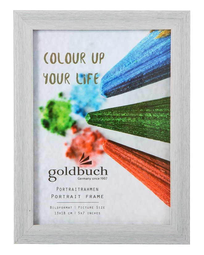 COLOUR YOUR LIFE LIGHT GREY Bilderrahmen Kunststoff 13x18 ff