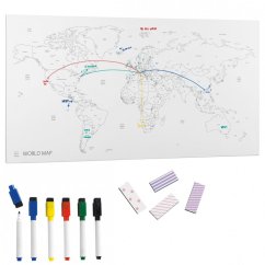 MAP TO COLOR 70x37 +12xmagnet+5xcolor