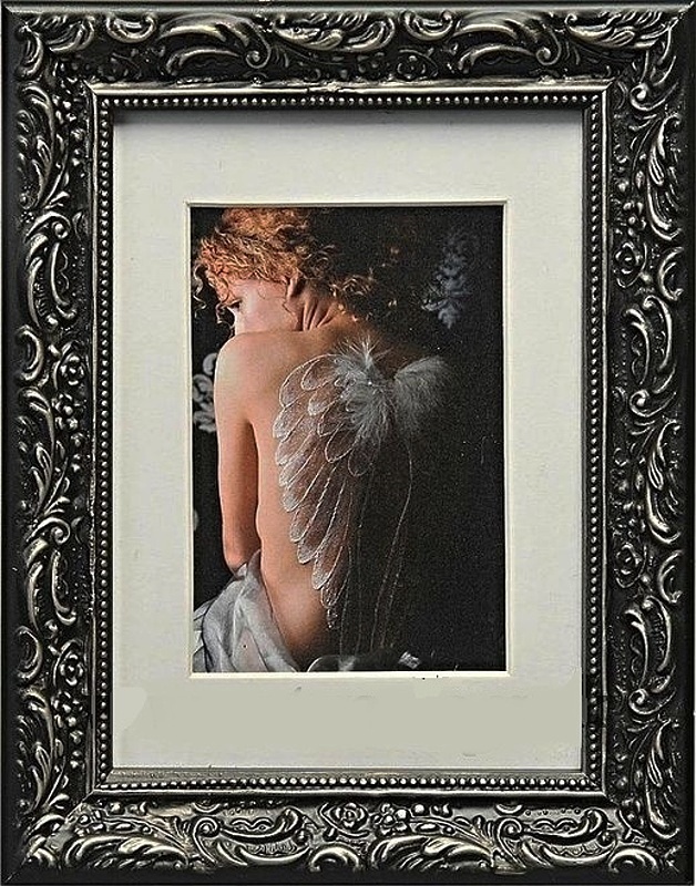 CHIC BAROK képkeret fa 13x18 fekete
