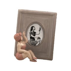 O754 rámeček polyresin 7x9 hnědý