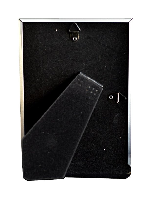 T6410 WHITE-SILVER rámeček kov 15x20 bílý