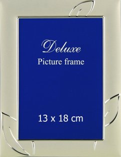 256 DE LUXE LEAVES rámik kov 13x18 strieborný
