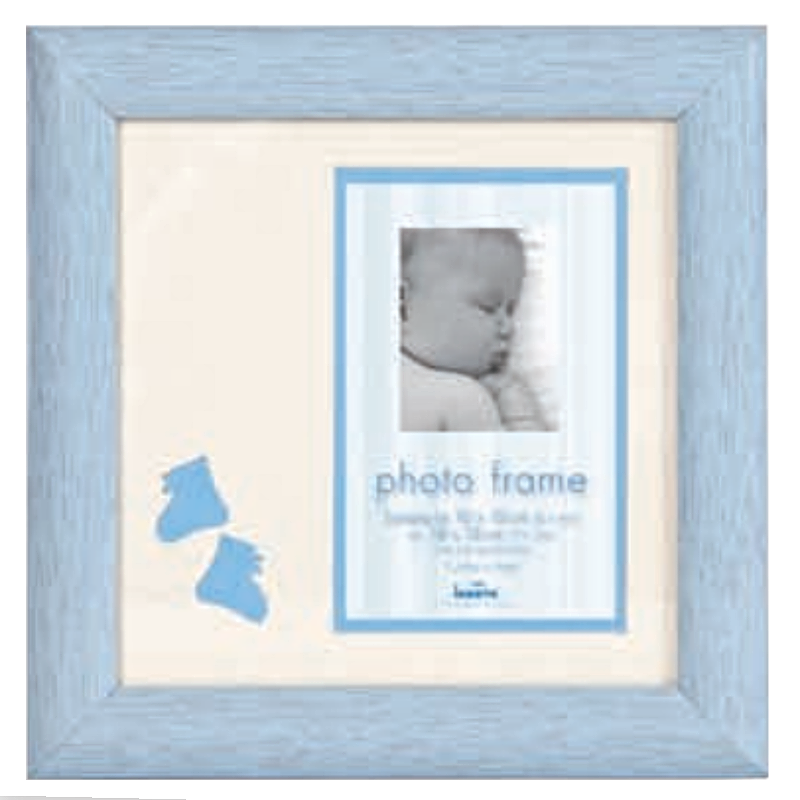 BABY BRIGHTS  rama plastik 10x15 niebieski