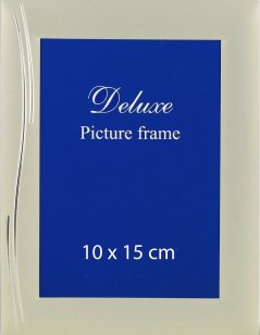 251 DE LUXE WAVES rámik kov 10x15 strieborný