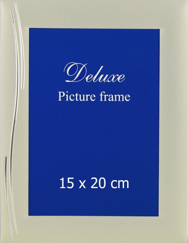 251 DE LUXE WAVES rámik kov 15x20 strieborný