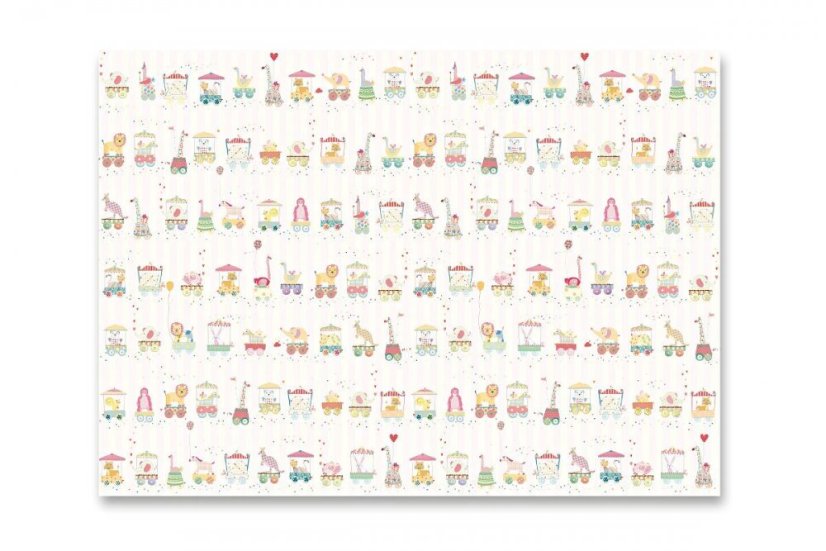 Baliaci papier Allover pink 50x70cm