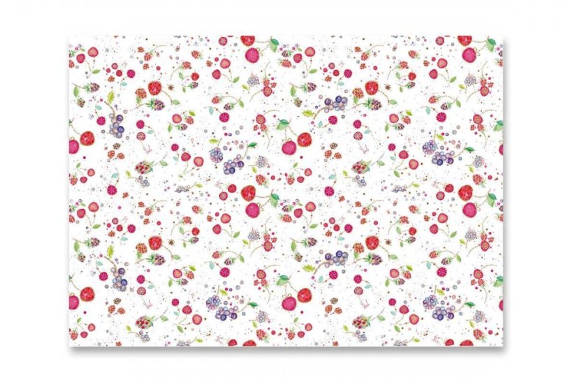 Geschenkpapier Fruits white 50x70cm