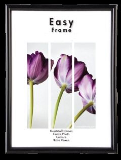 PLASTIC BLACK Rahmen Kunststoff A4 schwarz