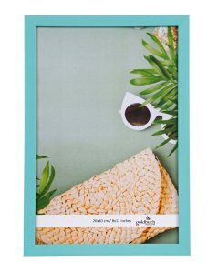 SUMMER TURQUOISE rama MDF A4 niebieski