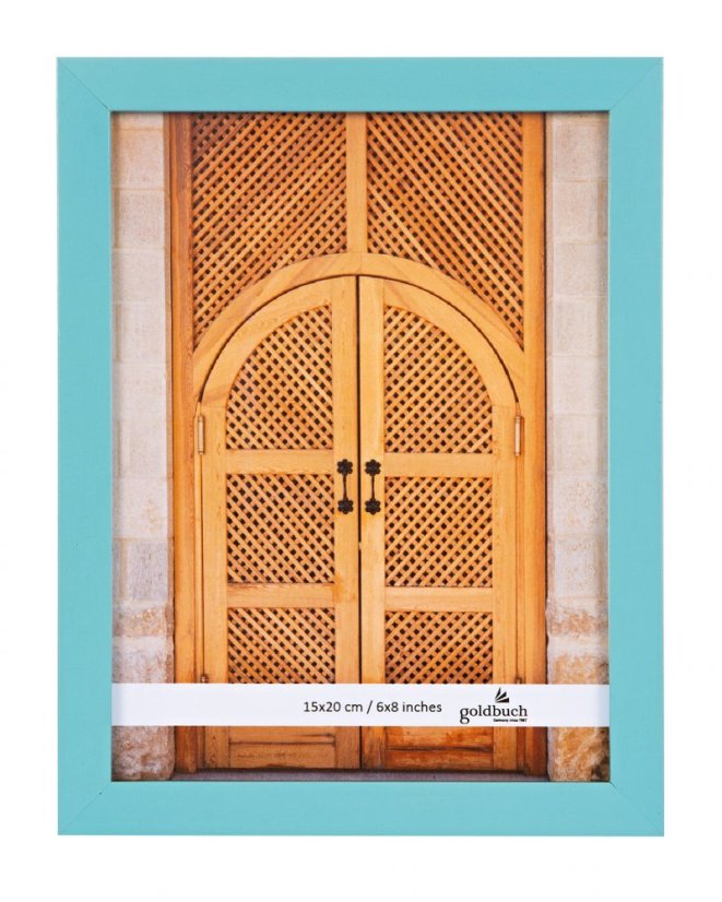 SUMMER TURQUOISE rámeček MDF 15x20 modrý