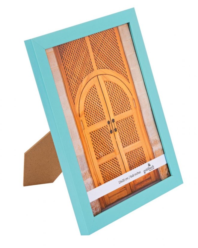 SUMMER TURQUOISE rámeček MDF 15x20 modrý