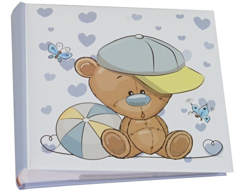 TEDDY BLUE fotoalbum detský zasunovací BB-200 10x15