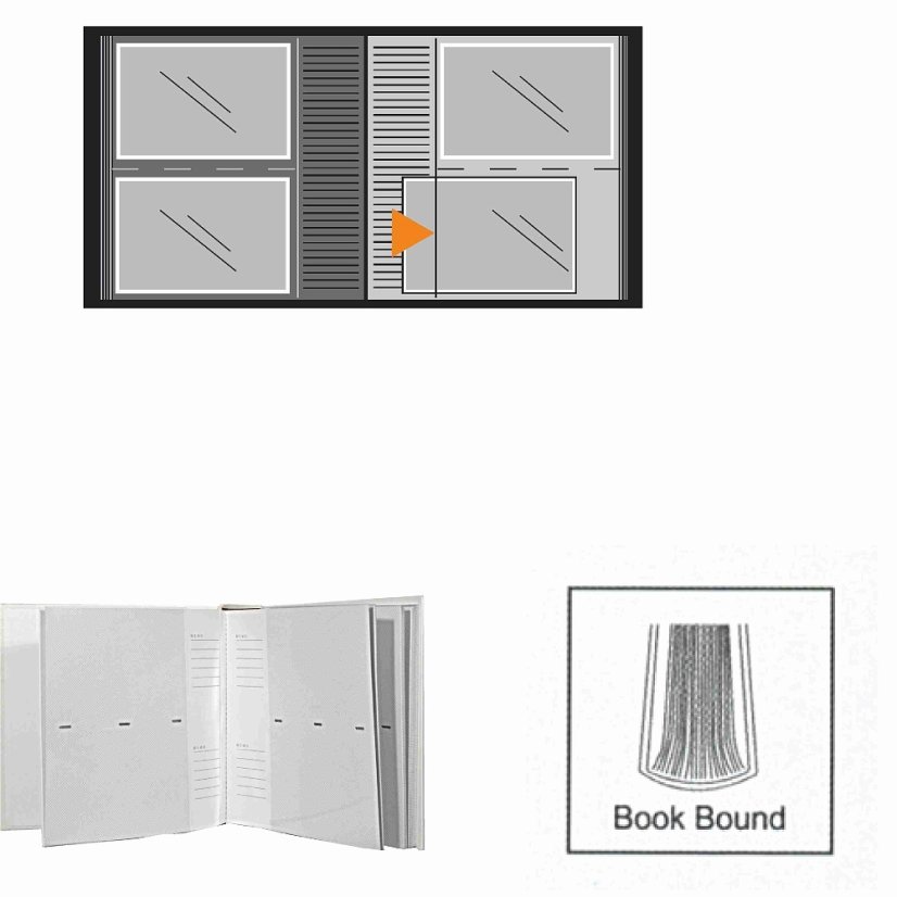 W ELEGANCE WINDOW NEW fotóalbum esküvői berakós BB-200 10x15   10x15 NO BOX
